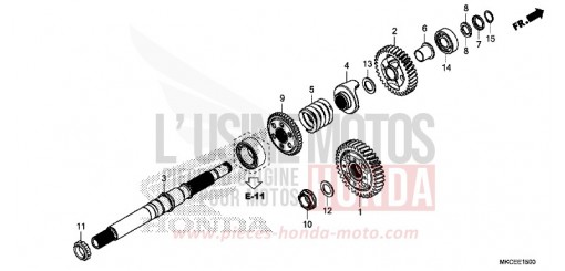 ARBRE DE SORTIE GL1800DAK de 2019